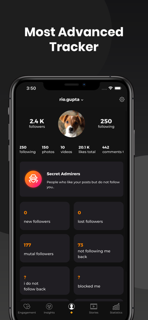 Tracker + Followers Insights(圖1)-速報App