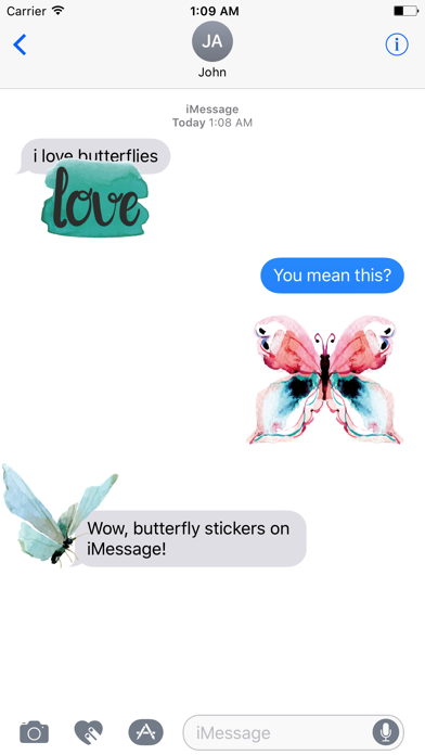 How to cancel & delete Watercolor Butterflies Sticker Pack from iphone & ipad 4