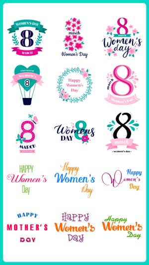 Women's Day Greetings Sticker(圖2)-速報App