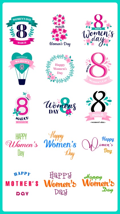 Women's Day Greetings Sticker