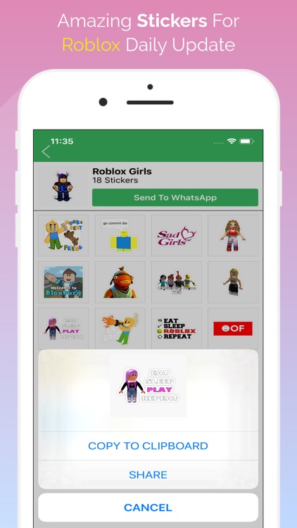 roblox robux stickers ipad iphone