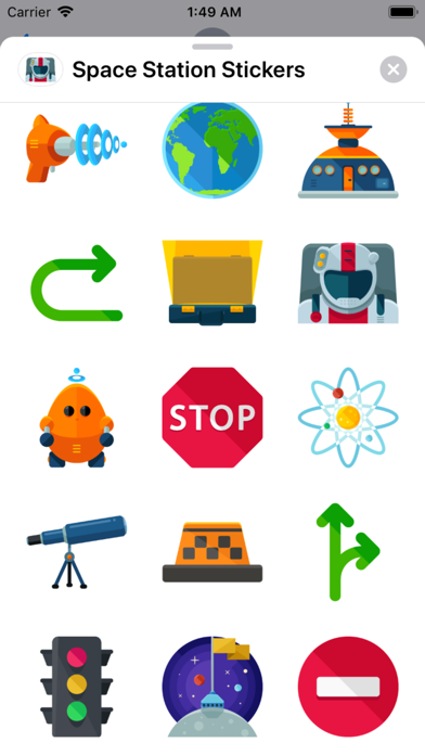 Space Station Stickers Screenshot 1