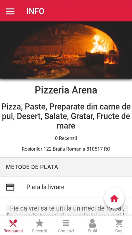 Pizzeria Arena-comenzi online screenshot-6