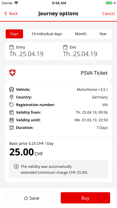 Via - Road charges screenshot 3
