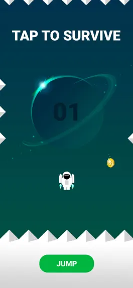 Game screenshot Space Jumper. Tap to Jump Up apk