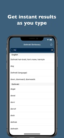 Game screenshot DothEn — Dothraki Dictionary mod apk