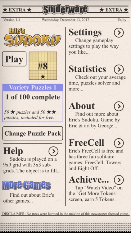Eric's Sudoku –Classic Puzzles screenshot-2