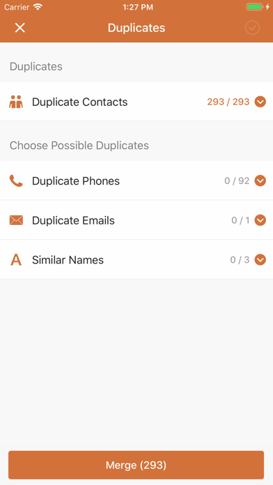Cleaner - Remove Multiple Contacts Fast Screenshot 2