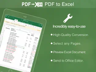 Imágen 1 PDF to Excel iphone
