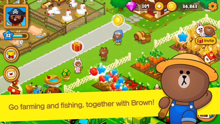 LINE BROWN FARM screenshot-0