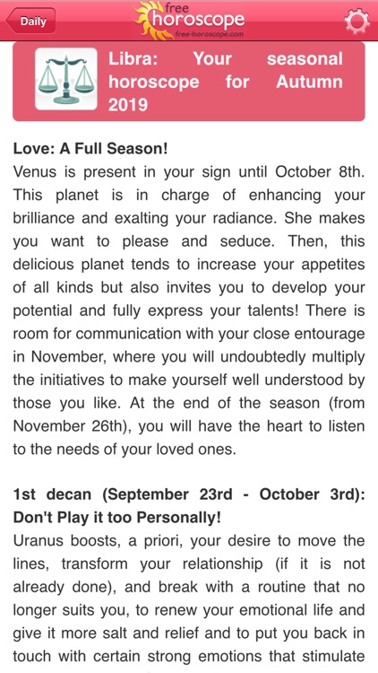 My Daily Horoscope © screenshot-4