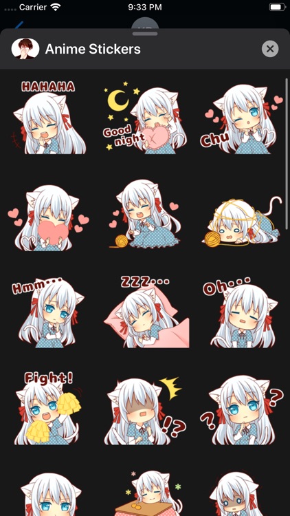 iStickers: Anime Stickers screenshot-8