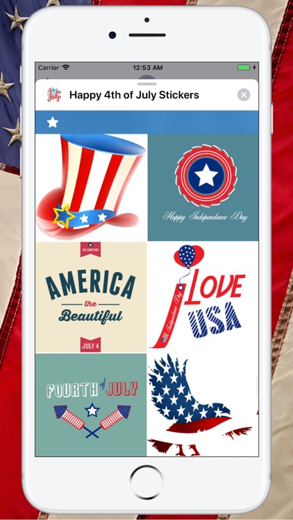 Happy 4th of July Stickers ! screenshot-3