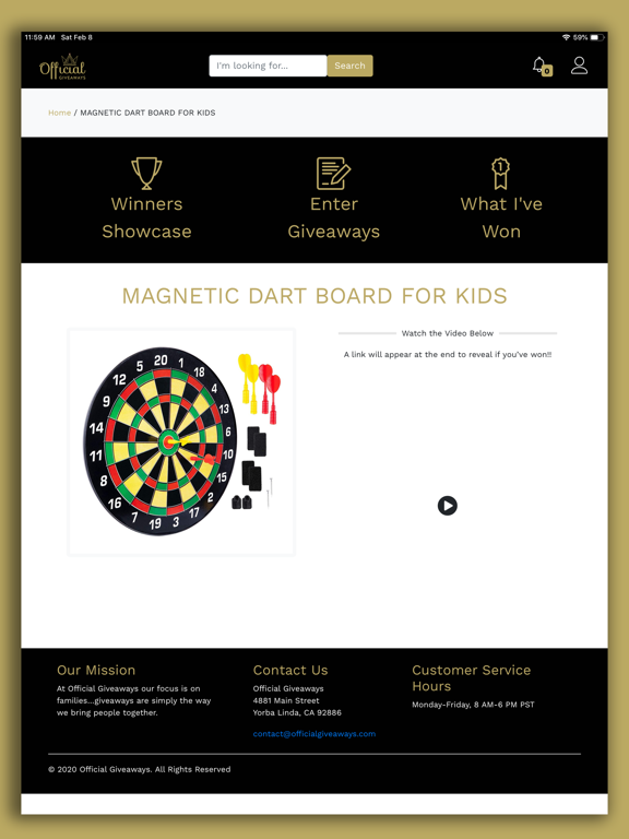 Screenshot #6 pour Official Giveaways