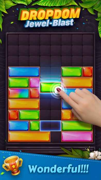 Dropdom™ Puzzle Block Jewel Screenshot 3