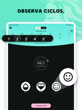 Captura de Pantalla 1 Ciclo & Periodo Menstrual iphone