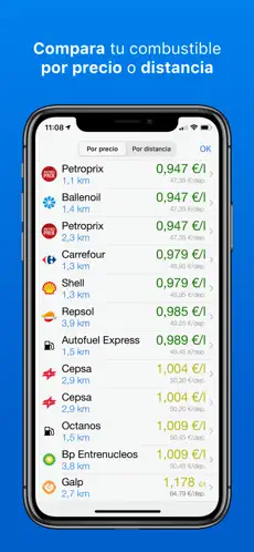 Captura de Pantalla 7 GasAll: Gasolineras España iphone