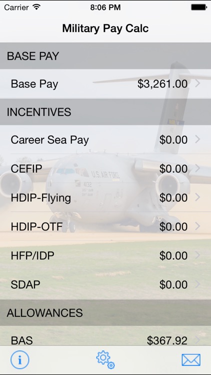 Military Pay Calc by Crash Test Dummy Limited, LLC