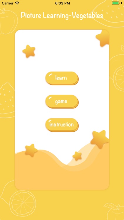 Picture Learning-Vegetables