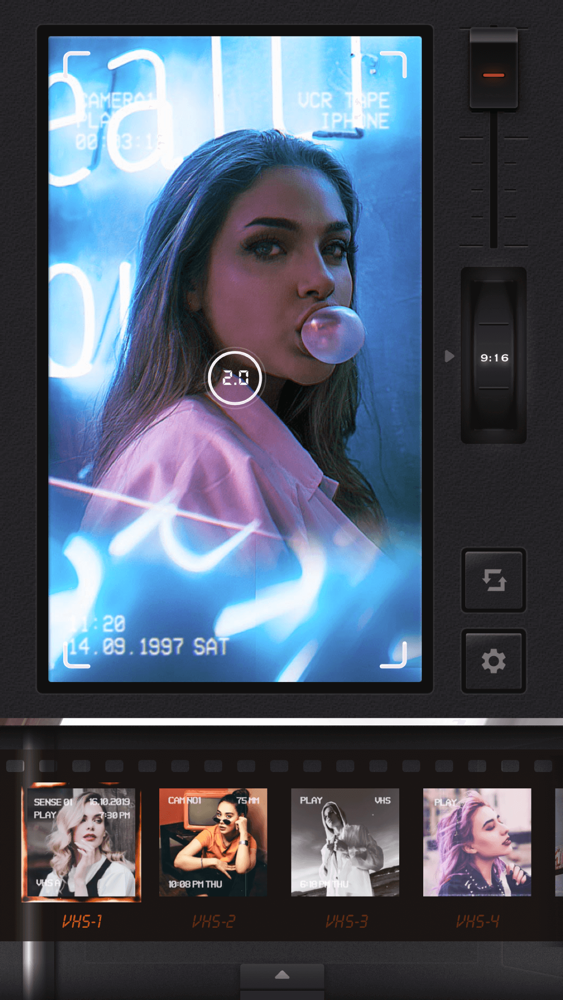 80s Retro CAM VHS Camcorder App for iPhone Free Download 80s Retro