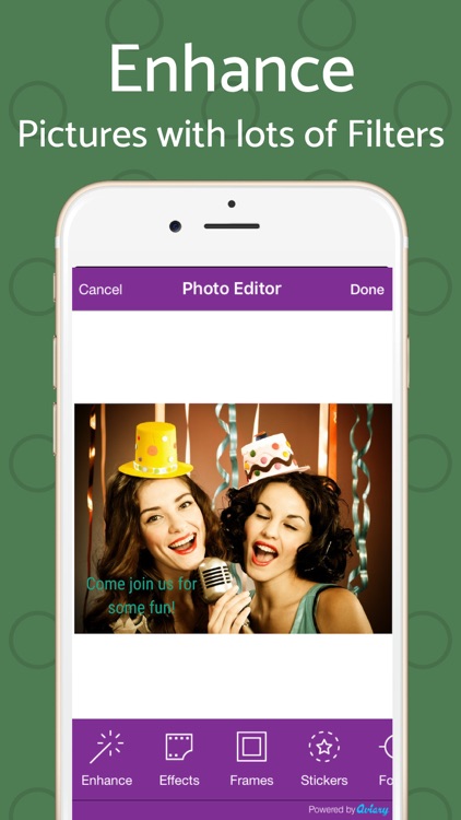 Text Invite Maker: PurpleSlate screenshot-9