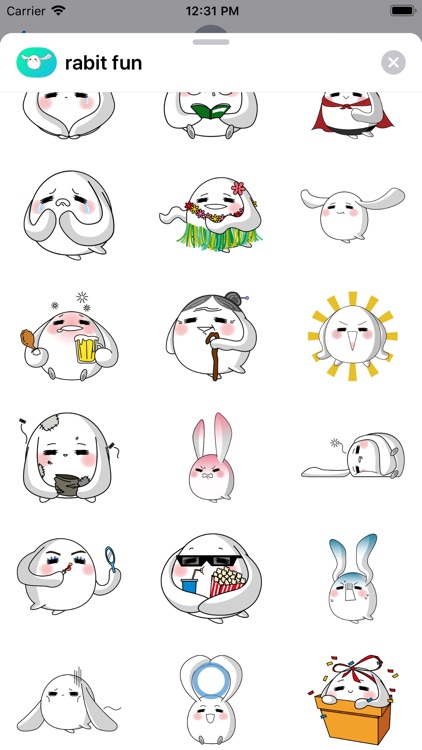 funny Bunny sticker