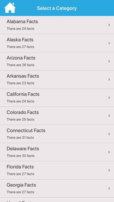 50 States Facts screenshot 2
