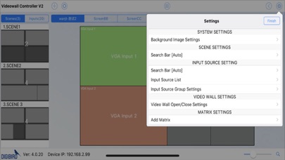 How to cancel & delete DigiBird Videowall Control V2 from iphone & ipad 4