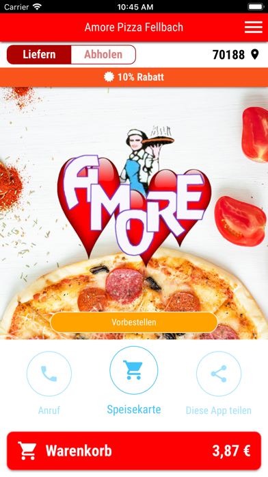 How to cancel & delete Amore Pizza Fellbach from iphone & ipad 1