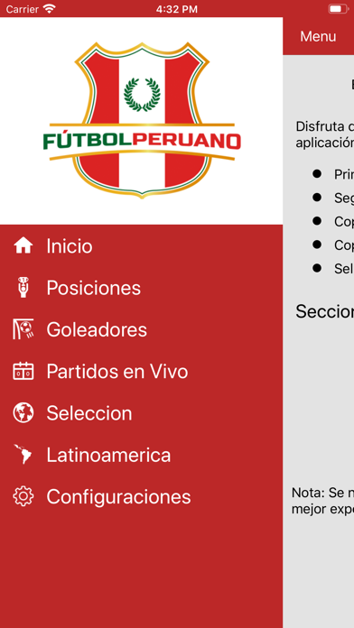 How to cancel & delete Peruvian soccer live from iphone & ipad 1