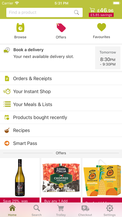 How to cancel & delete Ocado: groceries made easy from iphone & ipad 1