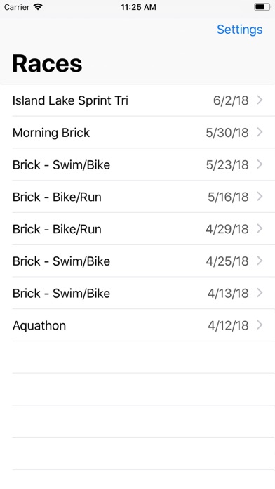 Triathlon Tracker