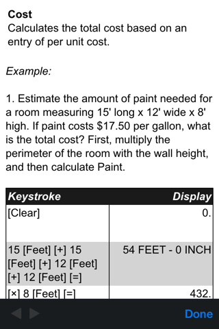 ProjectCalc Classic screenshot 4