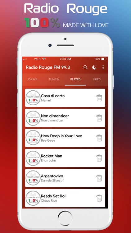 Radio Rouge Italy screenshot-4