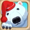 The polar bear is the king of the snow, under cruel conditions of survival