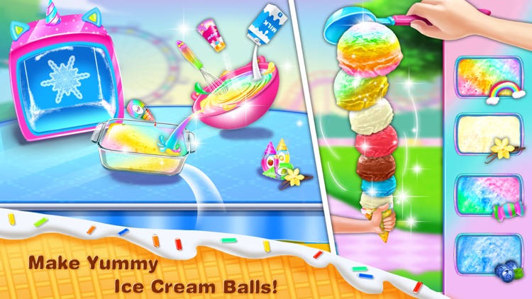 Unicorn Ice Cream-Chef Games