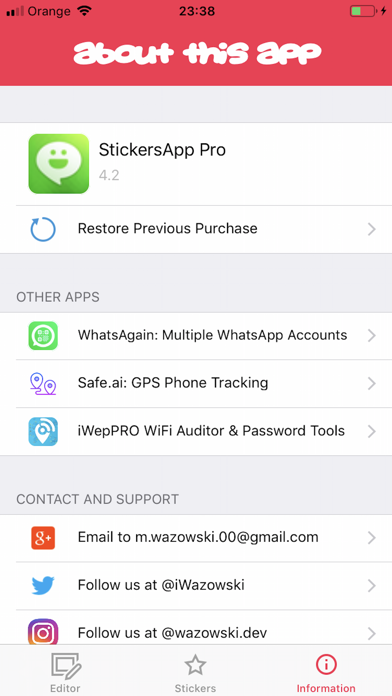 How to cancel & delete Stickers Pro for WhatsApp from iphone & ipad 4