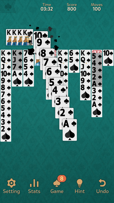 Spider Solitaire: Kingdom Screenshot 1