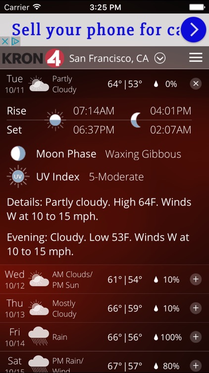 KRON4 Wx - San Francisco screenshot-3