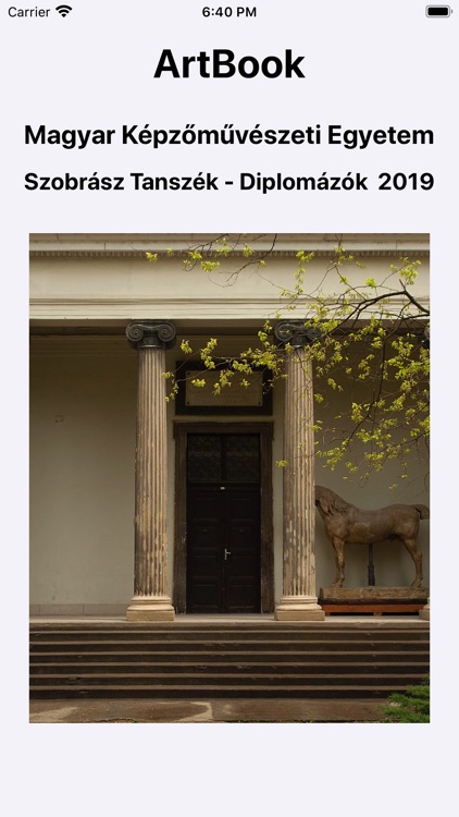 MKE Szobrász Diplomázók 2019