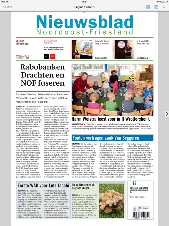 Nieuwsblad Noordoost Friesland screenshot 2
