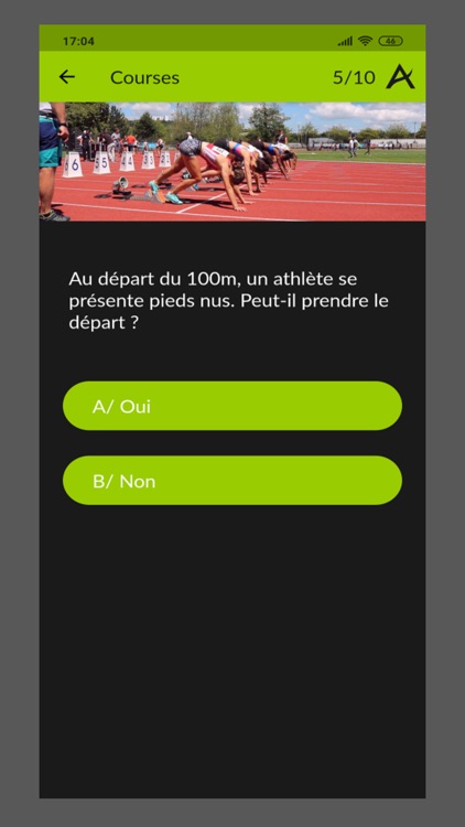 Arbitrage Athlétisme