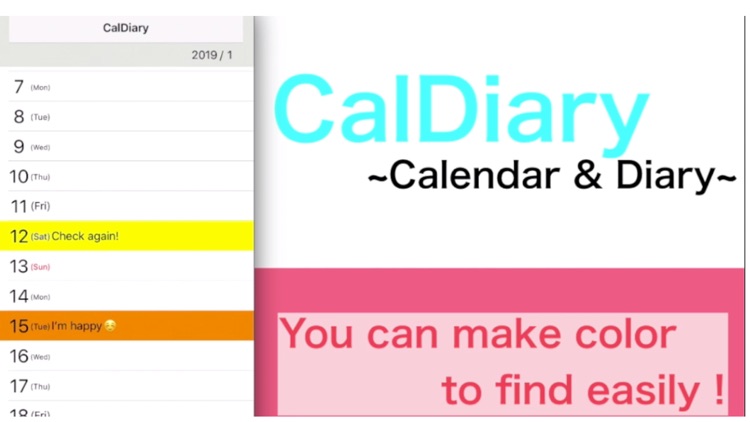 CalDiary - Calendar & Diary -