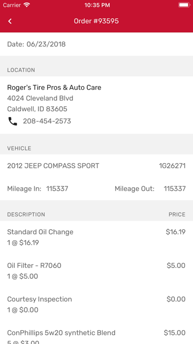 Roger's Tire Pros screenshot 4