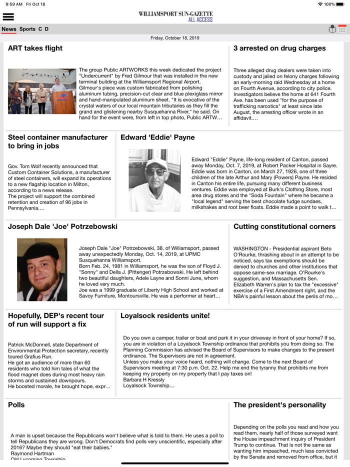 Sun-Gazette All Access