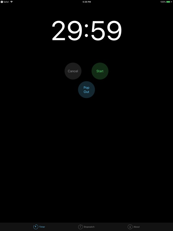 Pop Out Timer & Stopwatch