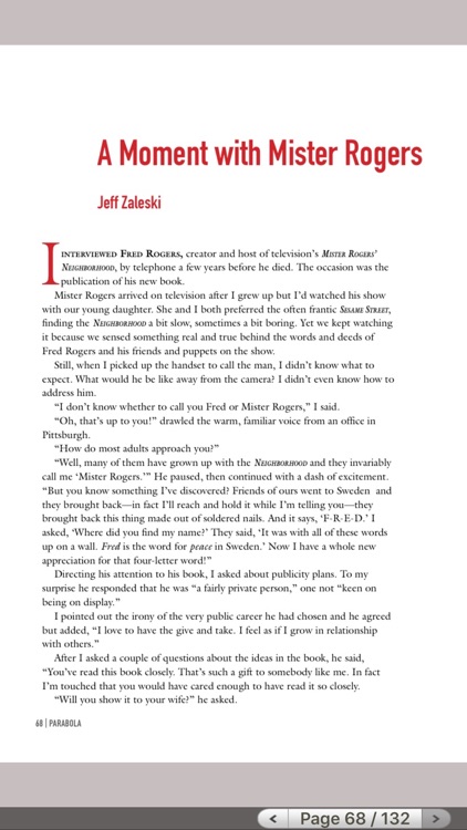 Parabola Magazine screenshot-3