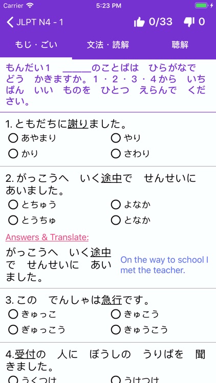 JLPT Practice N5-N1 screenshot-4