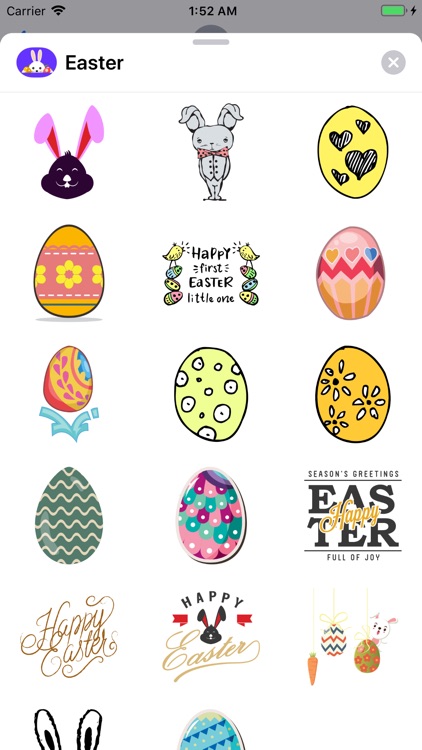 Happy Easter Countdown Sticker