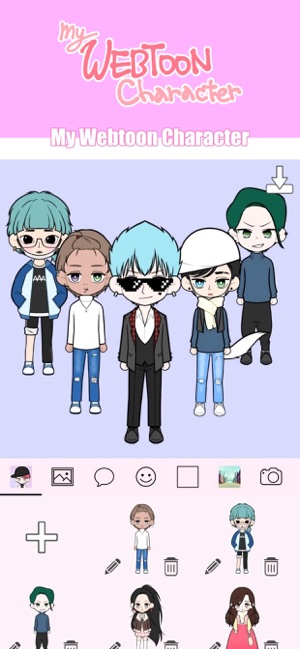 My Webtoon Character-make IDOL